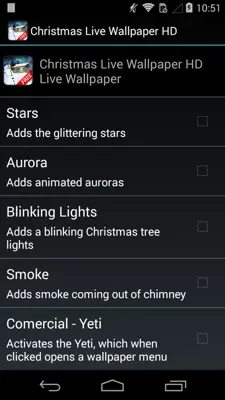 CHRISTMAS LWP HD FREE android App screenshot 2